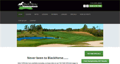 Desktop Screenshot of blackhorsegolf.ca